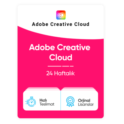 Adobe Creative Cloud – 24 Haftalık